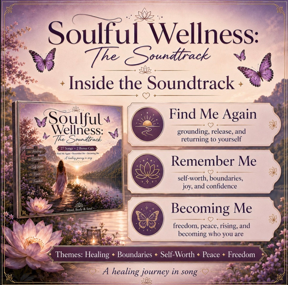 Soulful Wellness: The Soundtrack -27 Songs +2 Bonus Cuts